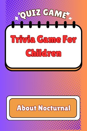 Quiz Game Trivia Game for children