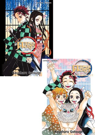 SET ดาบพิฆาตอสูร แฟนบุ๊ค บันทึกกลุ่มพิฆาตอสูร เล่ม 01-02 (จบ)