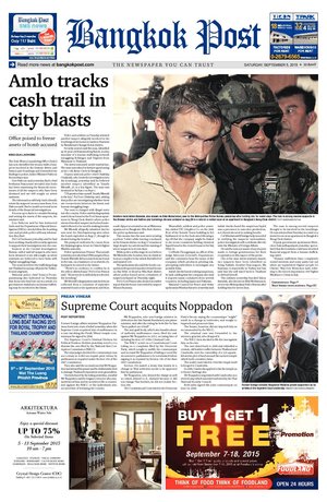 Bangkok Post วันเสาร์ที่ 5 กันยายน พ.ศ.2558