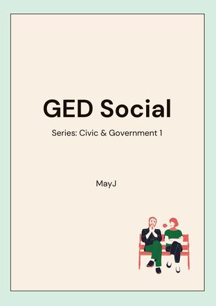 GED Social Series: Civic & Government 1