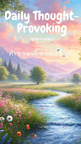 Daily Thought-Provoking Questions คำถามเกี่ยวกับชีวิต