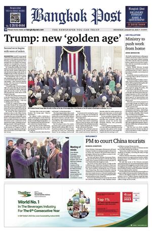 Bangkok Post วันพุธที่ 22 มกราคม พ.ศ.2568