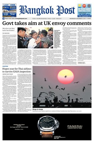 Bangkok Post วันพุธที่ 9 ธันวาคม พ.ศ.2558