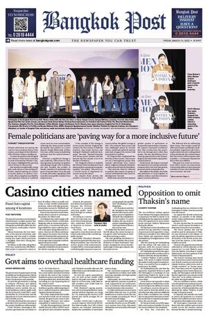 Bangkok Post วันศุกร์ที่ 14 มีนาคม พ.ศ.2568