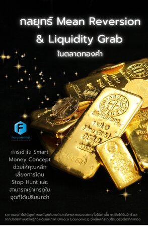 กลยุทธ์ Mean Reversion  & Liquidity Grab  ในตลาดทองคำ