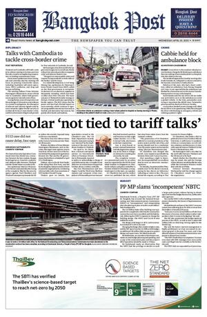 Bangkok Post วันพุธที่ 30 เมษายน พ.ศ.2568