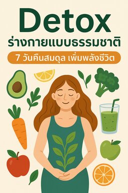 Detox ร่างกายแบบธรรมชาติ7วันคืนสมดุลเพิ่่มพลังชีวิต