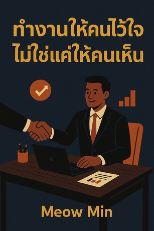 ทำงานให้คนไว้ใจ ไม่ใช่แค่ให้คนเห็น