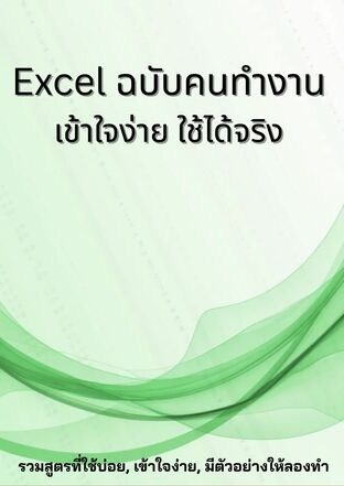 Excel ฉบับคนทำงาน: เข้าใจง่าย ใช้ได้จริง