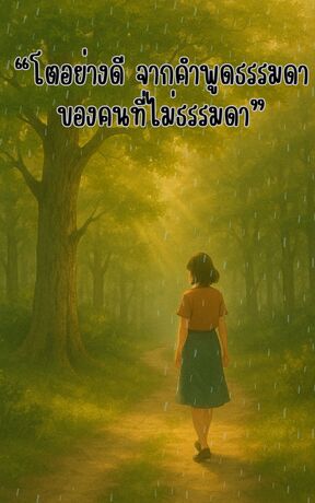 “โตอย่างดี จากคำพูดธรรมดาของคนที่ไม่ธรรมดา”