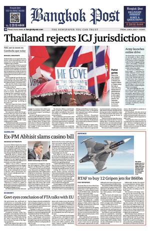 Bangkok Post วันศุกร์ที่ 6 มิถุนายน พ.ศ.2568