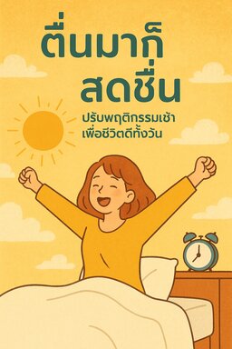 ตื่นมาก็สดชื่่น ปรับพฤติกรรมเช้าเพื่อชีวิตดีทั้งวัน