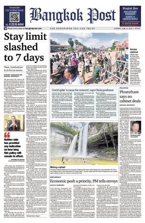 Bangkok Post วันอังคารที่ 10 มิถุนายน พ.ศ.2568