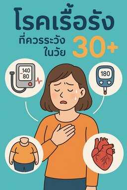 โรคเรื้อรังที่ควรระวังในวัย30+