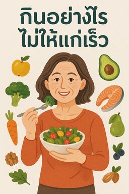 กินอย่างไรไม่ให้แก่เร็ว
