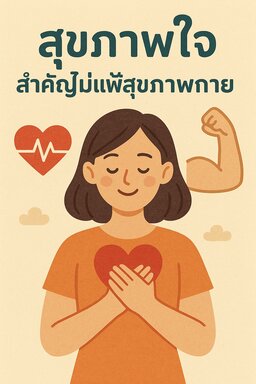 สุขภาพใจสำคัญไม่แพ้สุขภาพกาย
