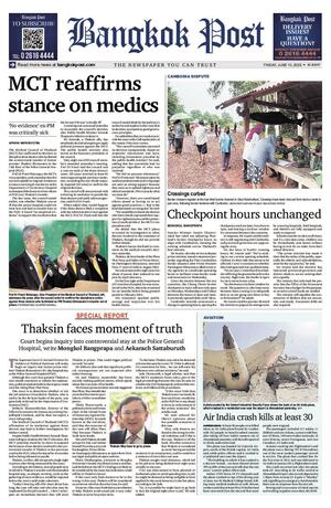 Bangkok Post วันศุกร์ที่ 13 มิถุนายน พ.ศ.2568