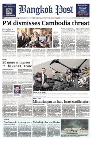 Bangkok Post วันเสาร์ที่ 14 มิถุนายน พ.ศ.2568