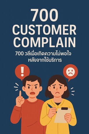 Customer Complain 700วลีภาษาญี่ปุ่นเมื่อเกิดความไม่พอใจหลังจากใช้บริการ