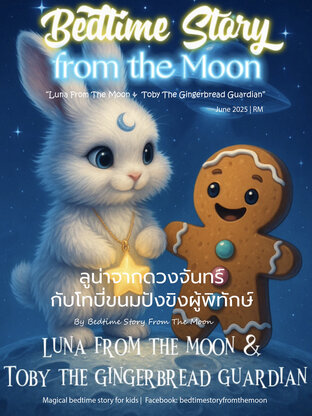 Luna from the Moon and Toby the Gingerbread Guardian Chapter 1: “A wish upon the moon” ลูน่าจากดวงจันทร์กับโทบี่ตุ้กตาขนมปังขิงผู้พิทักษ์  ตอนที่ 1: “คำอธิษฐานถึงดวงจันทร์”