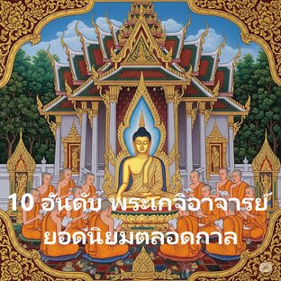 10 อันดับพระเกจิอาจารย์ ยอดนิยมตลอดกาล