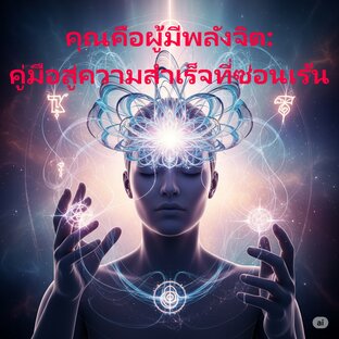 คุณคือผู้มีพลังจิต: คู่มือสู่ความสำเร็จที่ซ่อนเร้น