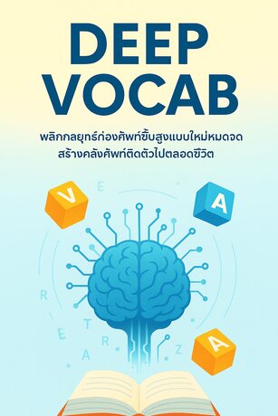 DEEP VOCAB: พลิกกลยุทธ์ท่องศัพท์ขั้นสูงแบบใหม่หมดจด สร้างคลังศัพท์ติดตัวไปตลอดชีวิต