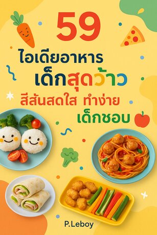 “59 ไอเดียอาหารเด็กสุดว้าว: สีสันสดใส ทำง่าย เด็กชอบ”