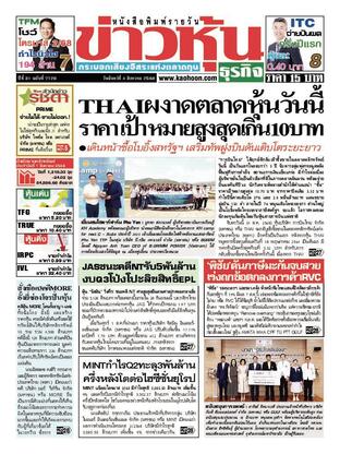 ข่าวหุ้น วันจันทร์ที่ 4 สิงหาคม พ.ศ.2568