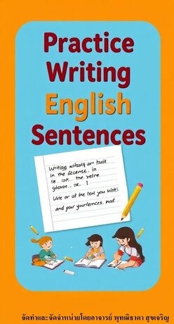 แบบฝึกหัดแต่งประโยคภาษาอังกฤษ (Practice Writing English Sentences)