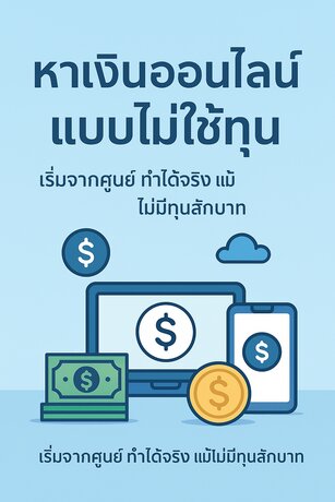 หาเงินออนไลน์แบบไม่ใช้ทุน / Making Money Online Without Investment