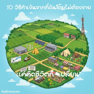 10 วิธีทำเงินจากที่ดินโดยไม่ต้องขาย