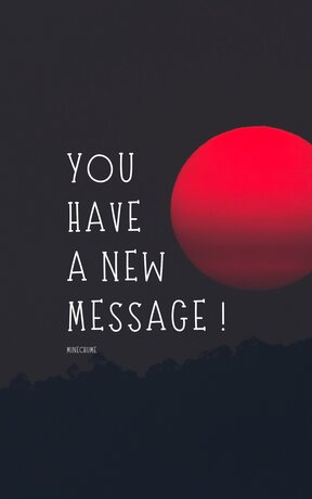 You have a new message! คุณมีข้อความใหม่!