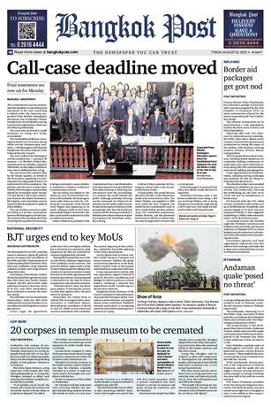 Bangkok Post วันศุกร์ที่ 22 สิงหาคม พ.ศ.2568