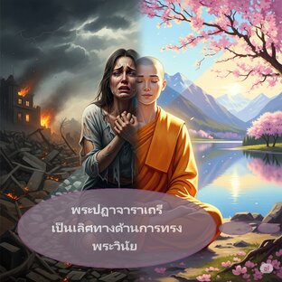พระปฏาจาราเถรี เป็นเลิศทางด้านการทรงพระวินัย