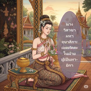 นางวิสาขามหาอุบาสิกา:  เอตทัคคะในฝ่ายผู้เป็นทายิกา