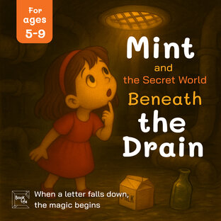 Mint and the Secret World Beneath the Drain : When a letter falls down, the magic begins