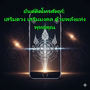 ยันต์ติดโทรศัพท์: เสริมดวง เสริมมงคล ด้วยพลังแห่งพุทธคุณ