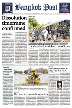 Bangkok Post วันศุกร์ที่ 19 กันยายน พ.ศ.2568