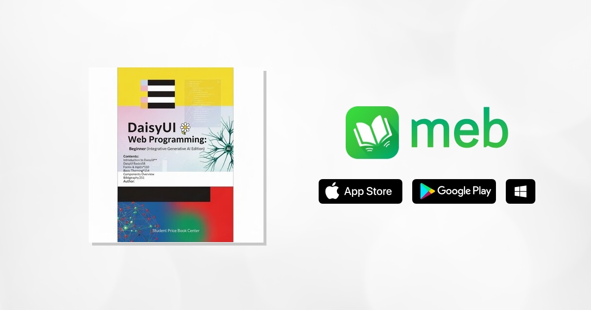 DaisyUI Web Programming: Beginner:: e-book หนังสือ โดย ศูนย์หนังสือราคา ...