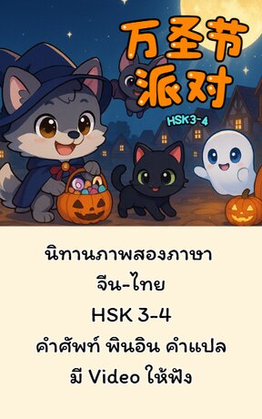 นิทานภาพสองภาษา l 万圣节派对 งานเลี้ยงวันฮาโลวีน