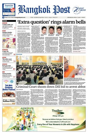 Bangkok Post วันพุธที่ 27 เมษายน พ.ศ.2559