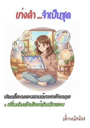 เก่งคำ​ จำเป็น​ชุด ปลดล็อกคอนเทนต์ภาษาอังกฤษ + เพิ่มคำคลังศัพท์สำหรับสอบ