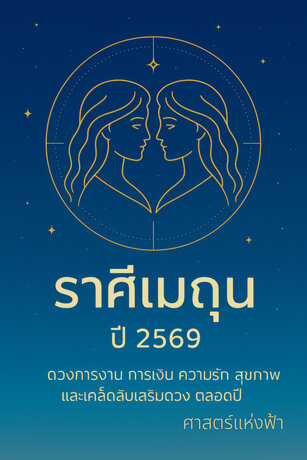 ศาสตร์แห่งฟ้า : ดวงราศีเมถุน 2569 สื่อสารพลังใจ สร้างเส้นทางใหม่ด้วยความคิด