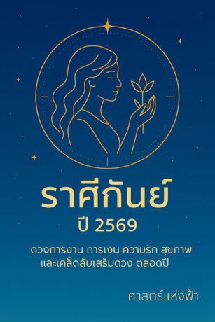 ศาสตร์แห่งฟ้า : ดวงราศีกันย์ 2569 จัดระเบียบชีวิตใหม่ สร้างเส้นทางแห่งความมั่นคง