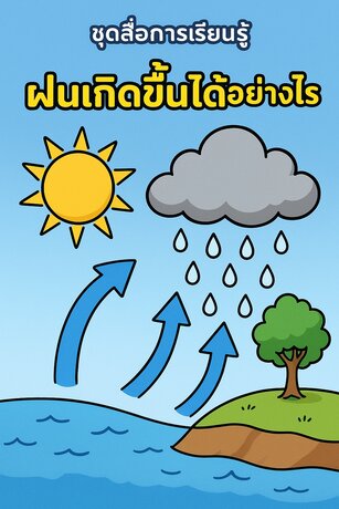 สื่อการเรียนรู้ ฝนเกิดขึ้นได้อย่างไร