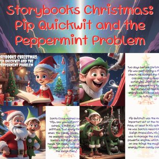 นิทานภาษาอังกฤษ Storybooks Christmas: Pip Quickwit and the Peppermint Problem