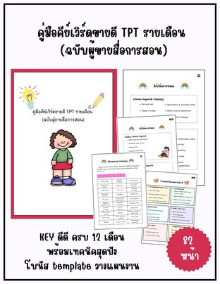 คีย์เวิร์ดขายดีรายเดือนสำหรับทำยอด TPT