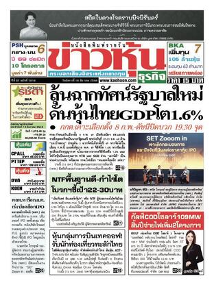 ข่าวหุ้น วันอังคารที่ 16 ธันวาคม พ.ศ.2568