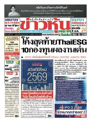ข่าวหุ้น วันอังคารที่ 30 ธันวาคม พ.ศ.2568